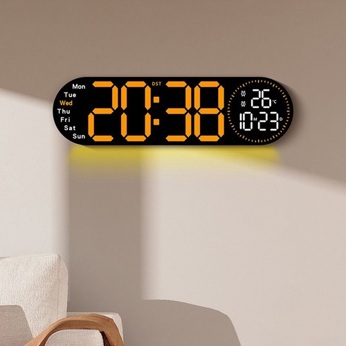 Horloge murale led grand - horloge,