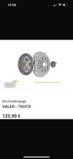 Kit d'embrayage VALEO 786078