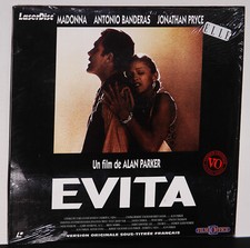 LASER DISC  MADONNA  "EVITA".