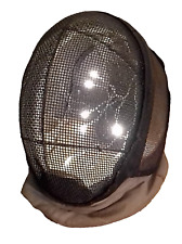 MASQUE D'ESCRIME DEBUT XXème EN MAILLAGE METALLIQUE ET CUIR