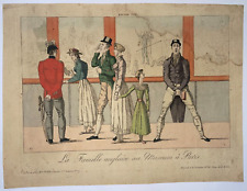 FAMILLE ANGLAISE AU MUSEE 1814