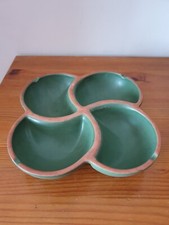 Ramequins Basques en terre cuite émaillée verte 5x22 cm