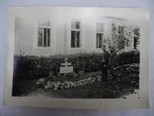 militaria allemand 39-45 photo tombe ww2 german picture grave 2WK casque helmet