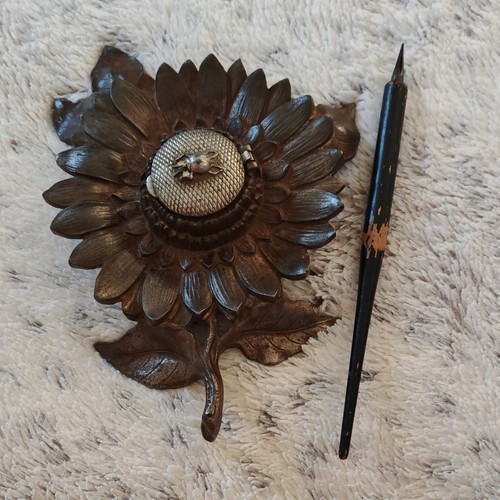 Encrier ancien art nouveau - encrier,