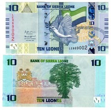 Sierra Leone Billet 10 Leones