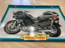 Yamaha XVZ12TD Venture 1986 1200 XVZ TDfiche carte moto passion collection Atlas