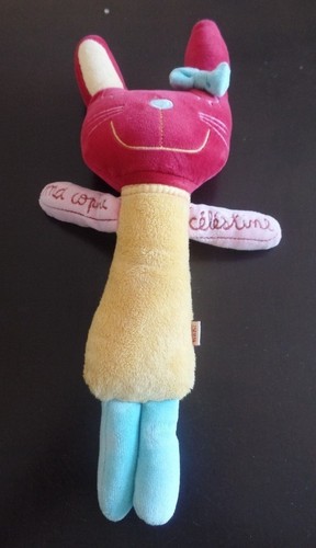 T4g doudou chat jaune - t4g, rouge