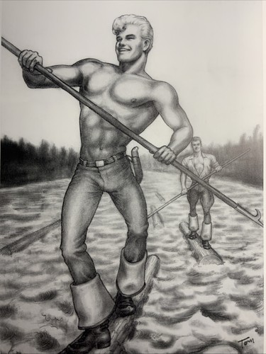Tom finland lithograph - tom,