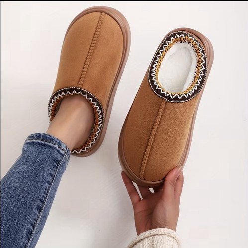 Chaussons confortable marrons - chaussons,