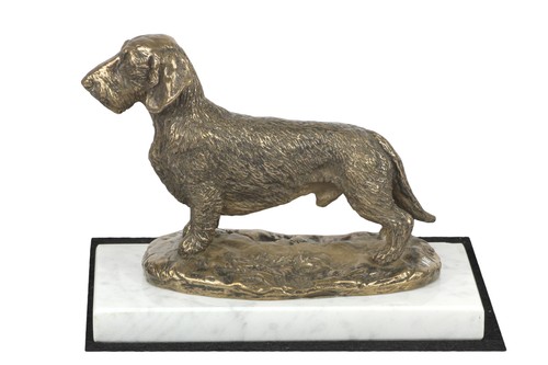 Teckel poil dur statuette - dur,