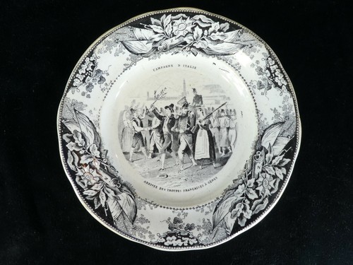 Assiette parlante faiences - assiette,
