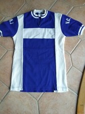 ANCIEN MAILLOT CYCLISME CYCLISTE LAINE , TRICOT DU ROCHER ,TAILLE 4, VCMJ