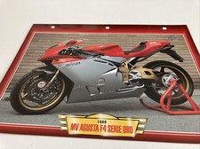 MV Agusta 750 F4 série Oro 1999 fiche carte moto passion collection Atlas