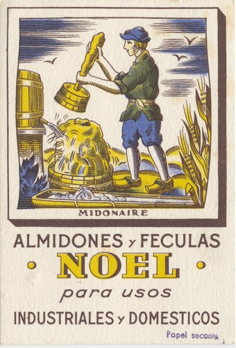 Papier séchant amidons et - séchant.,