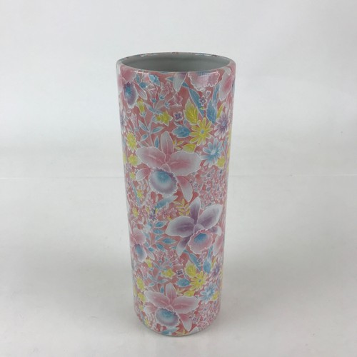 Japanese porcelain flower vase - japanese,