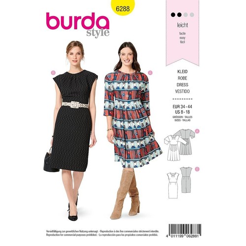 6288 patron burda creations - patron, 2