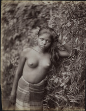 William Skeen, portrait d'une jeune fille de Ceylan, (Sri Lanka)   Tirage