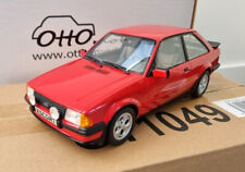Miniature neuve Ford Escort XR3i MK3 Sunburst red 1985 1/18 Ottomobile Otto