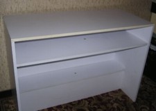 Meuble Comptoir Blanc pour Magasins Bureau étudiant occasion à saisir
