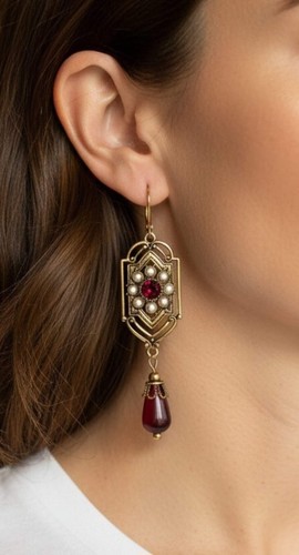 Boucles oreilles charme art - boucles,