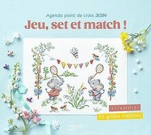 Agenda point de croix 2024 : jeu, set et match !. 9 c... | Livre | état très bon