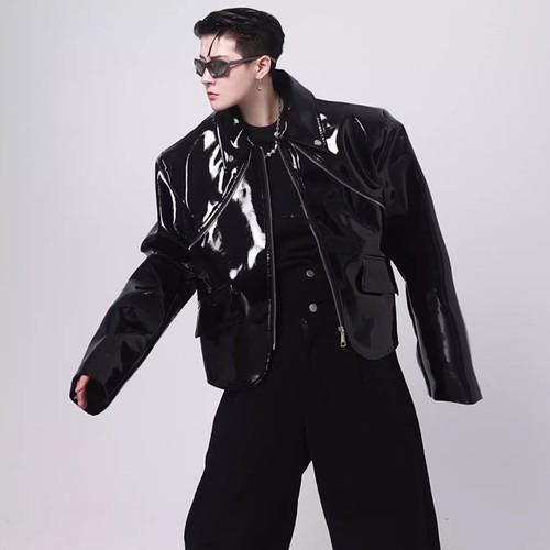 Veste cuir synthétique - en,