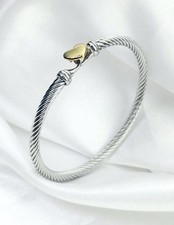 Bracelet cœur manchette - bracelet,