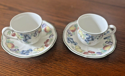 Villeroy boch melina teacups - &,