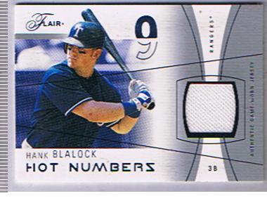 2004 flair hot numbers - numbers, jersey