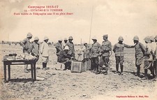 Tunisie - Campagne de 1915-1917 dans l'extrême-sud - Poste mobile de télégraphie
