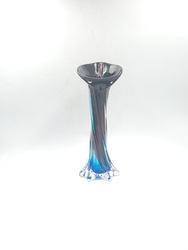 Vase torsadé vintage - torsadé, verre