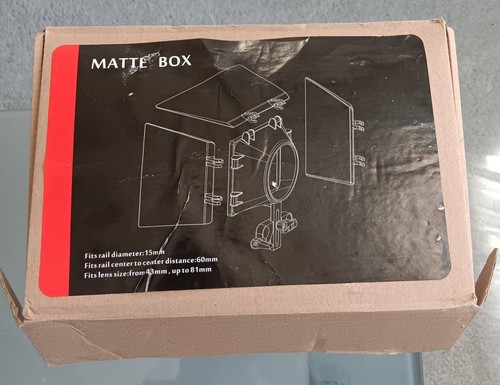 Matte box camera - matte,