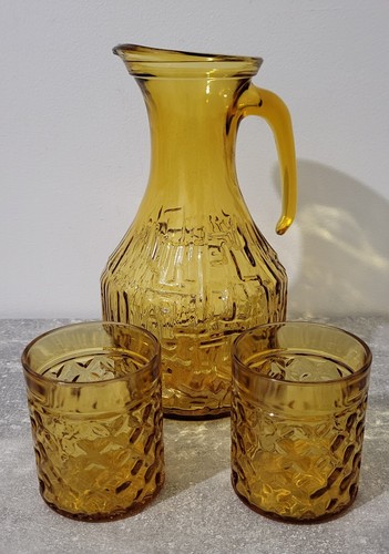 Pichet verres en verre - et,