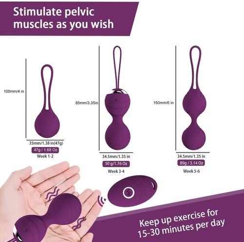 Kegel exerciser 3weights - kegel,