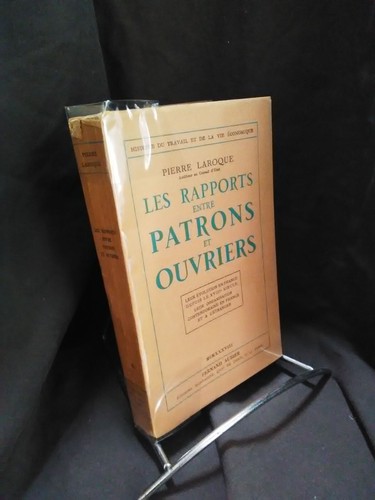 Les rapports entre patrons - , et