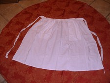 Linge ancien tablier office servante soubrette sans bavette - Costume Cinéma