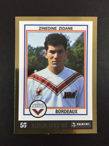 Zinedine zidane sticker - zidane, panini