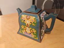 Rare théière chinoise cloisonnée collectionneur