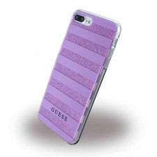 GUESS Coque 3D Pour Apple iPhone 7 Plus 5,5" Pouces Étui Téléphone Violet