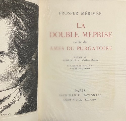 Sauret 1953 prosper mérimée - prosper,