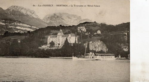 Cpa lac annecy - cpa, menthon
