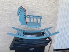 jouet ancien en bois cheval