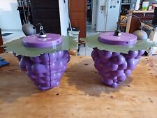 Paire de Lustres Grappe de Raisins