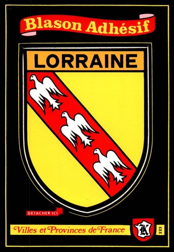 Carte postale blason - carte,