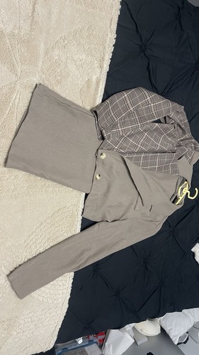 Tailleur pantalon beige - , +