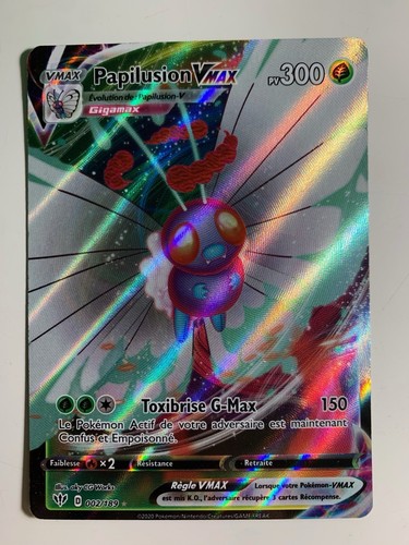 Carte pokemon papilusion - carte, v