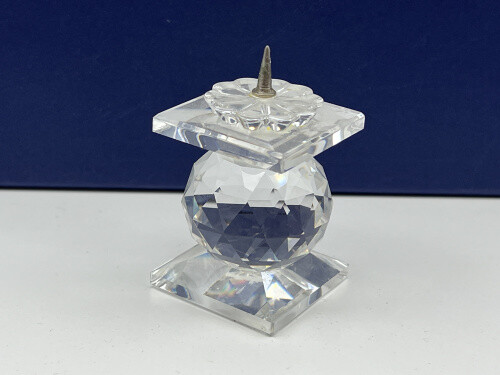 Figurine swarovski bougeoir - bougeoir, en