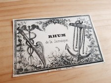 RARE ancienne étiquette Rhum