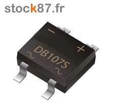 1510# Pont de diodes CMS 1A 1000V SDB107 Bridge Rectifier smd 10 à 100pcs