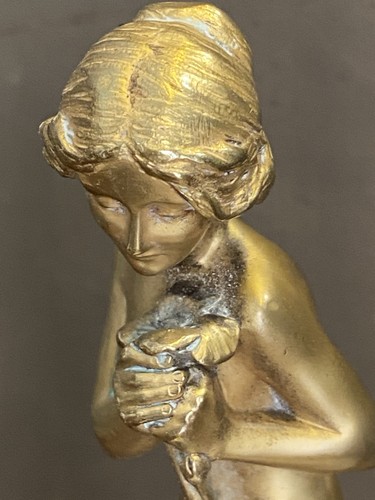 Statuette ancienne bronze - statuette, en